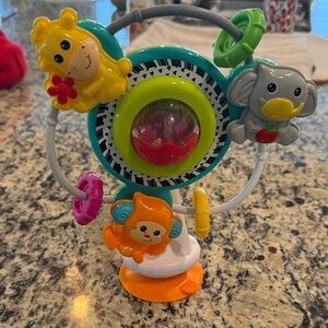 Suction Colorful Animal Carousel Toy